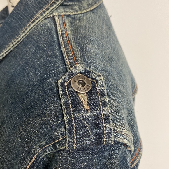 Ethyl Brand Denim Jeans Jacket L - Picture 4 of 8